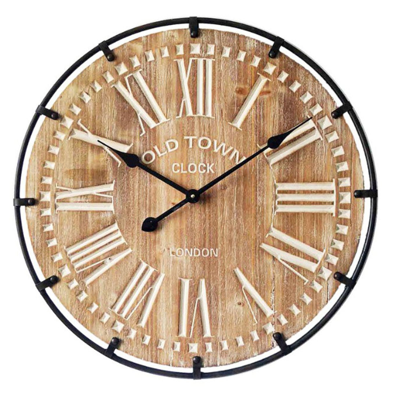 Orologio da parete Numeri romani cross