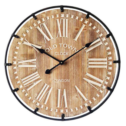 Orologio da parete Numeri romani cross