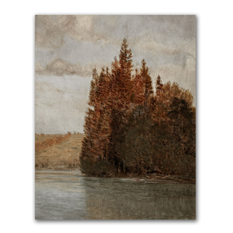 Tela paesaggio autunnale