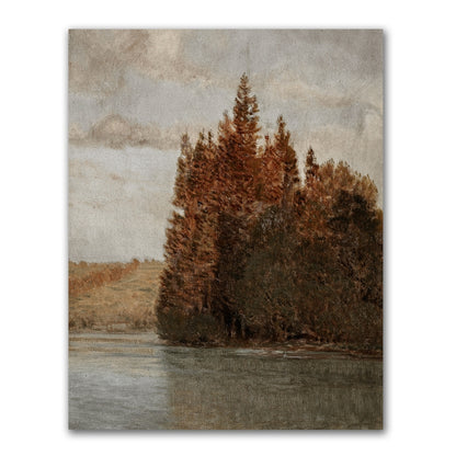 Tela paesaggio autunnale