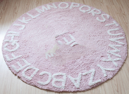 Tappetino lettere cotone