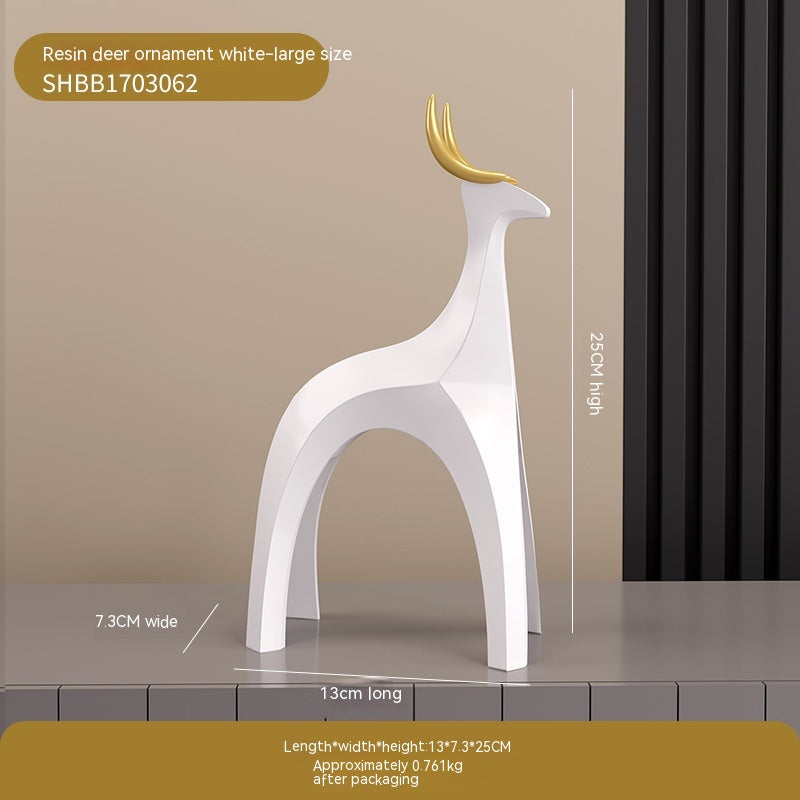 Decorazione Cervo Geometrica