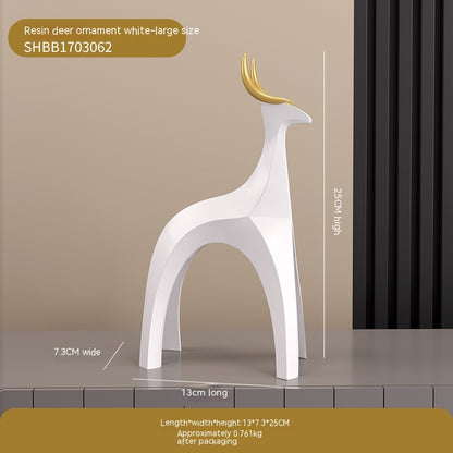 Decorazione Cervo Geometrica