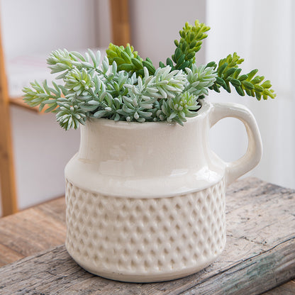 Vaso ceramica screpolato
