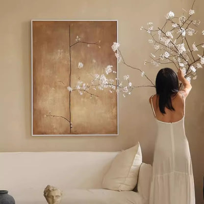 Quadro wabi-sabi dipinto a mano