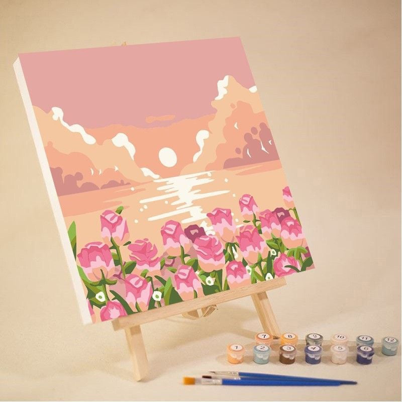 Quadro Paesaggio Floreale
