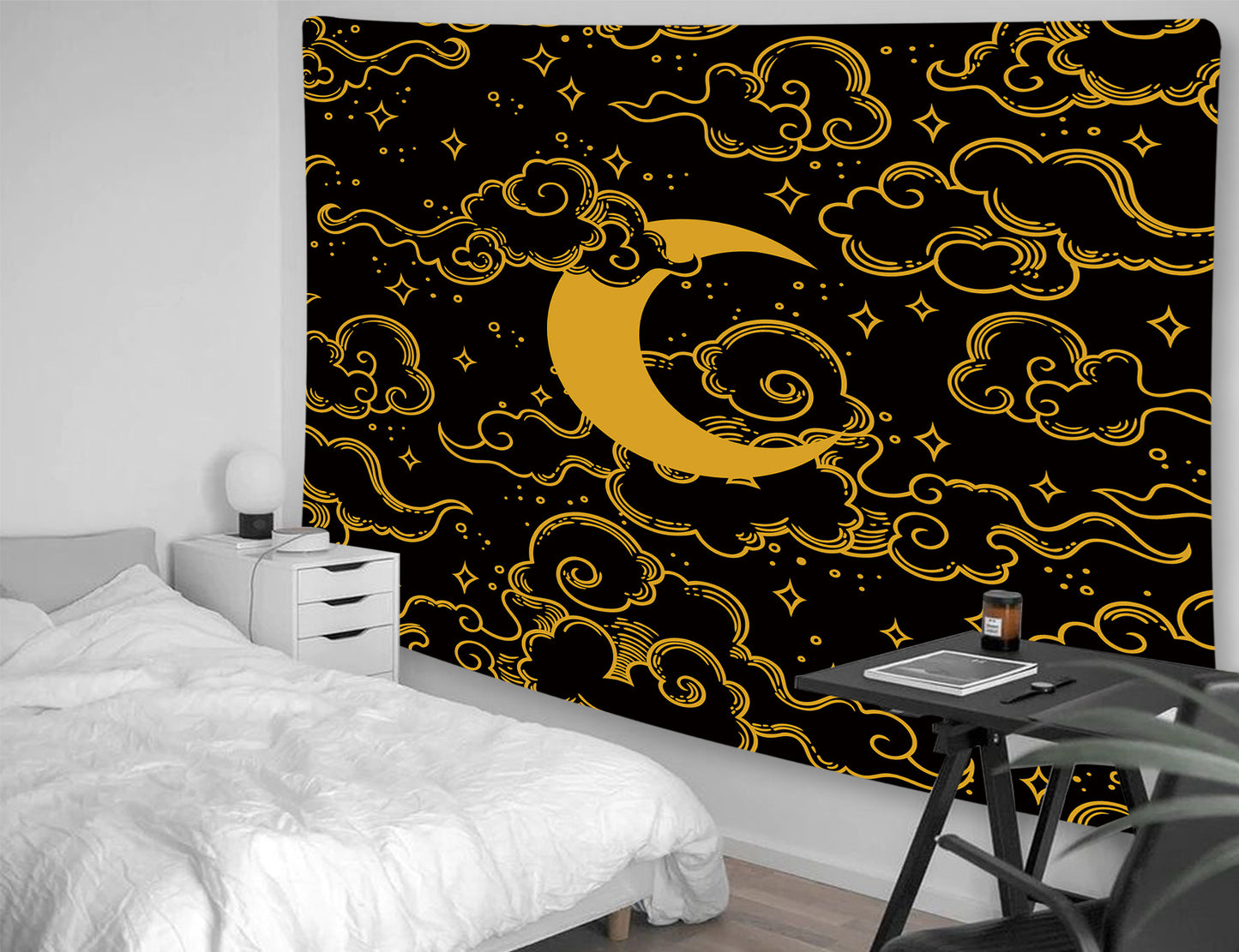 Arazzo luna e stelle