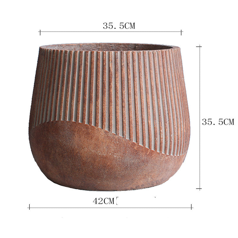 Vaso in cemento per piante