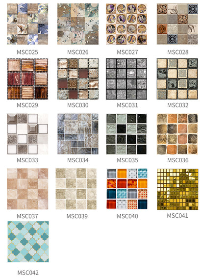 Adesivi Mosaico 3D