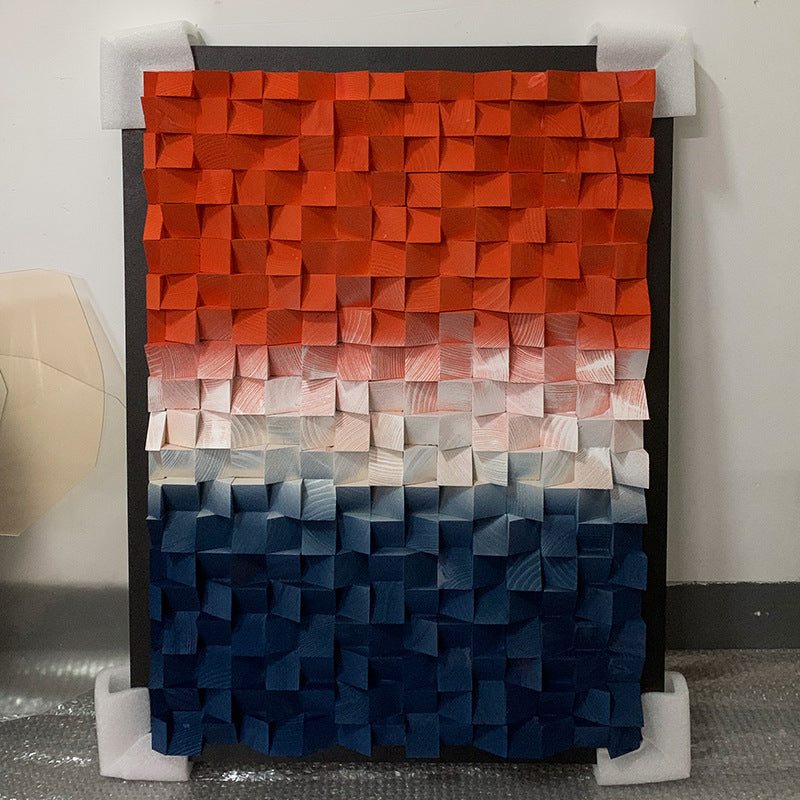 Quadro mosaico legno