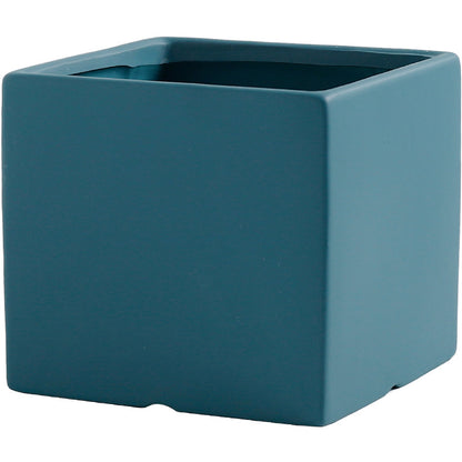 Vaso in cemento quadrato