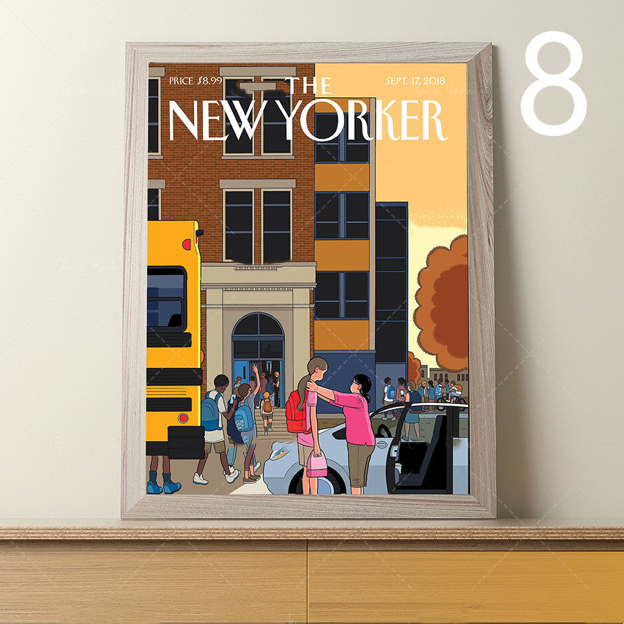 Quadro stile magazine New York