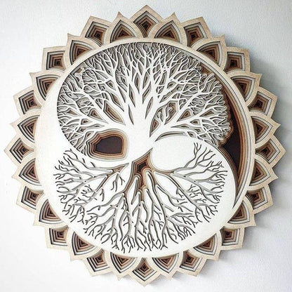 Ornamento albero della vita boho