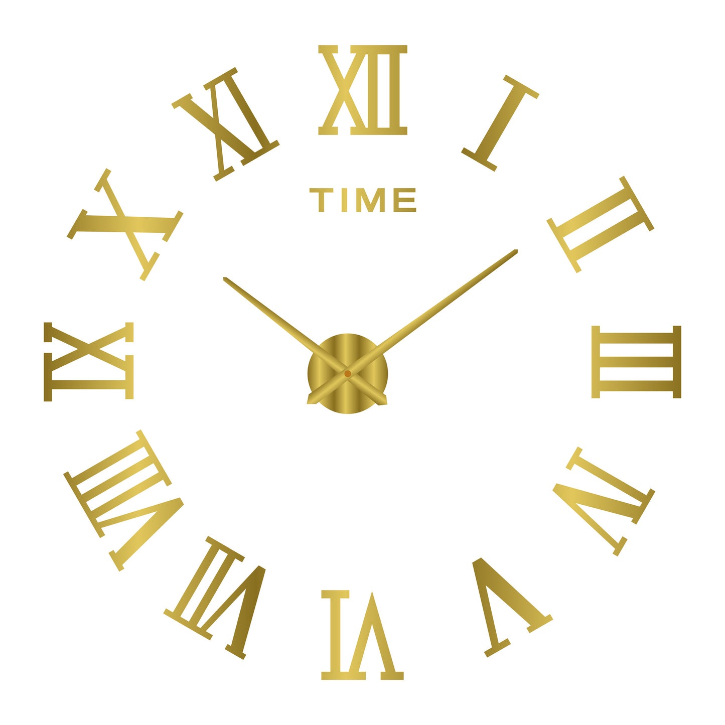 Orologio da parete Numeri neon verde