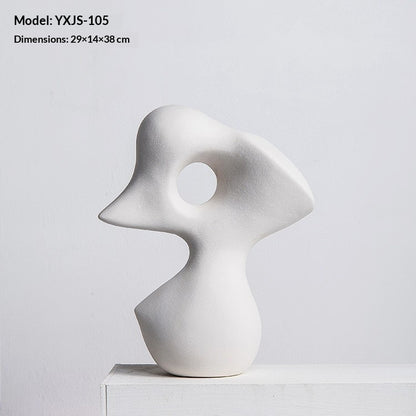 Scultura ceramica astratta