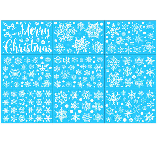 Adesivo murale Babbo Natale e renna natalizia