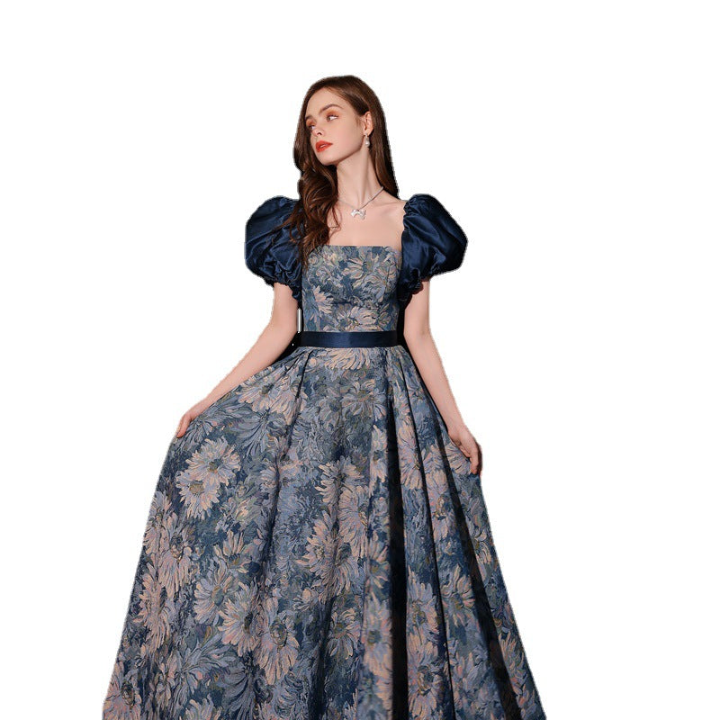 Vestito da sera blu