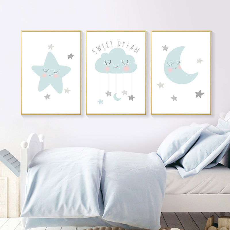 Poster luna e nebula