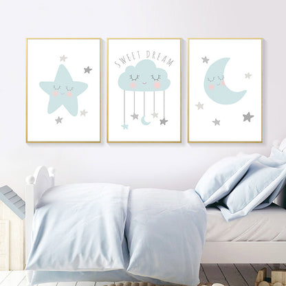 Poster luna e nebula