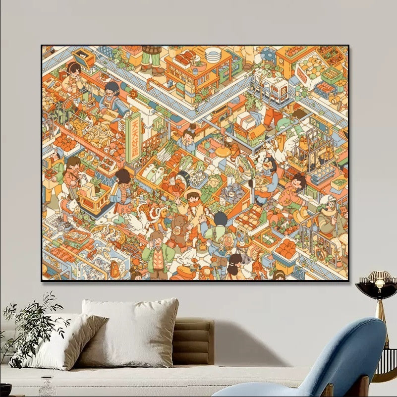 Quadro fiera paesana