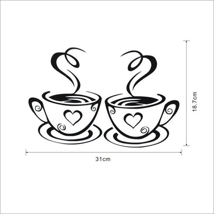 Adesivi murali Tazze di caffè