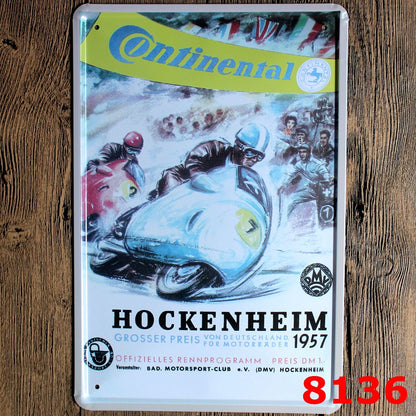 Decorazione motocicletta retrò