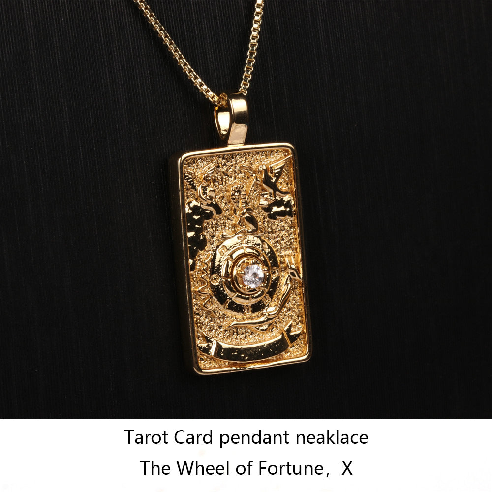 Collana tarocchi ventidue arcani mini oro