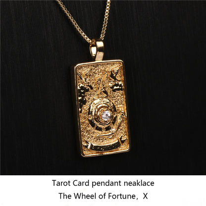 Collana tarocchi ventidue arcani mini oro