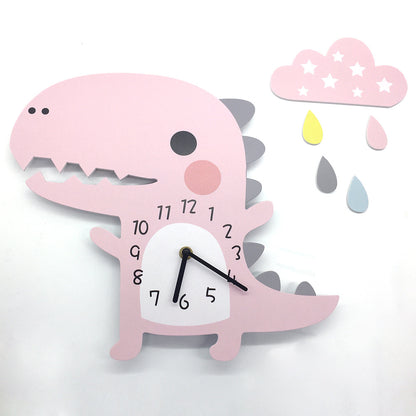 Orologio da parete Dinosauro cloud azzurro