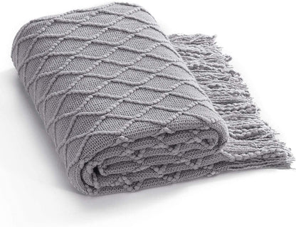 Coperta divano con losanghe