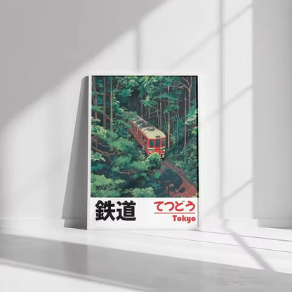 Quadro paesaggio giapponese