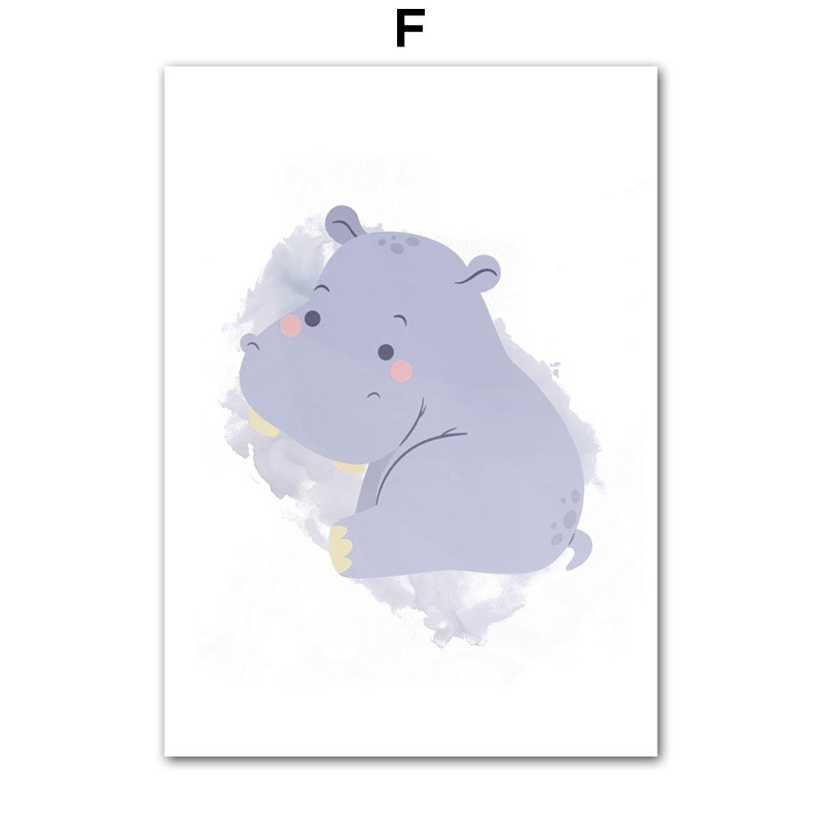 Poster scandinavo animali