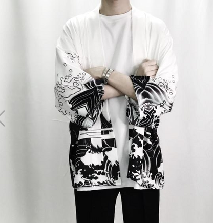 Cardigan arte giapponese