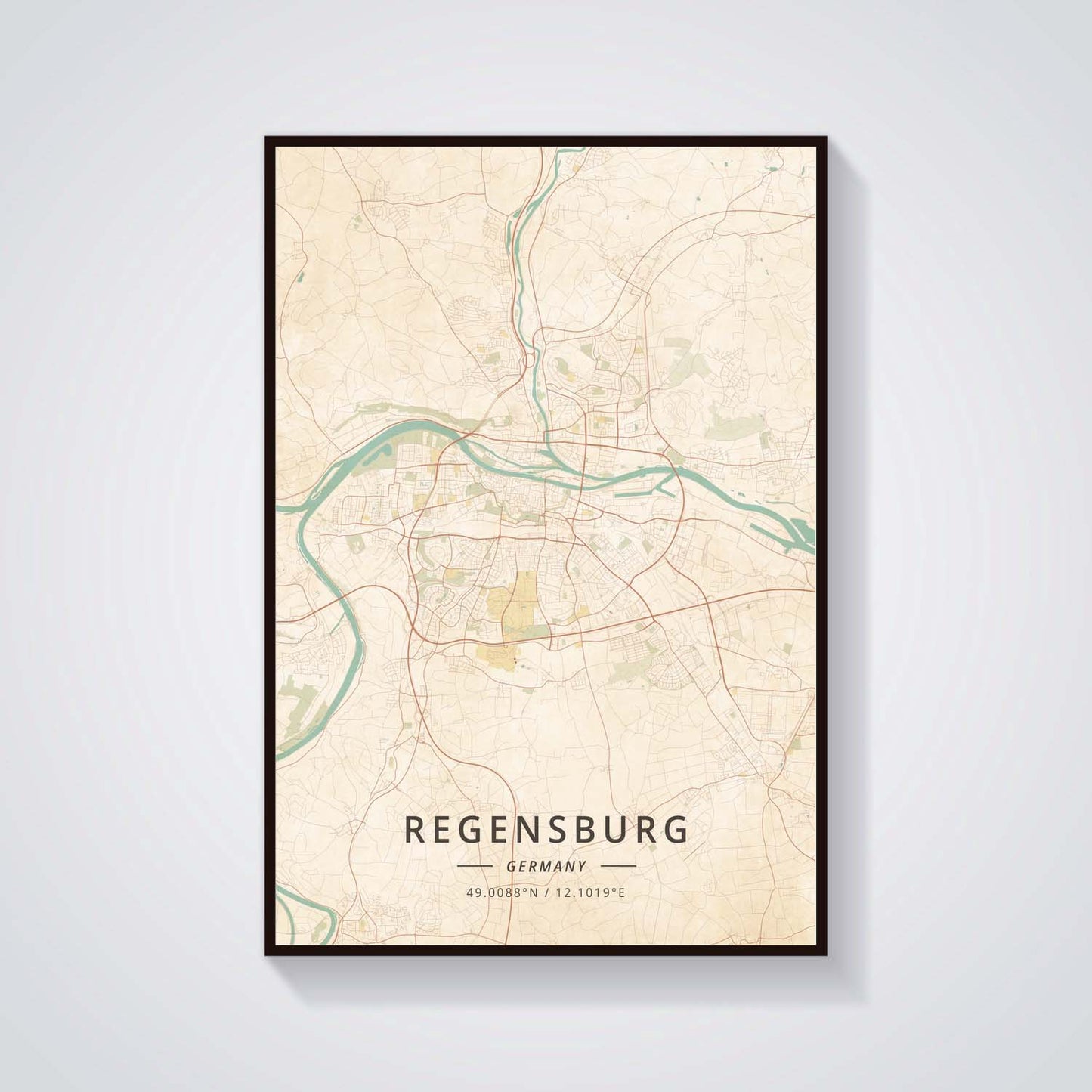 Poster paesaggio vintage