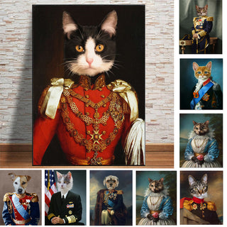 Quadro su tela Ritratto animale domestico