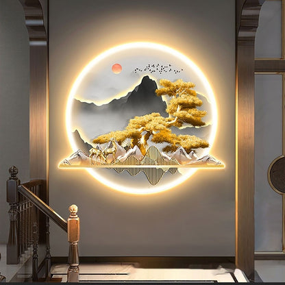 Quadro paesaggio cinese