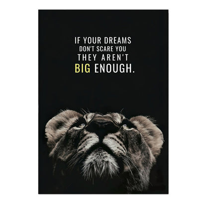 Poster Tigre bianco e nero