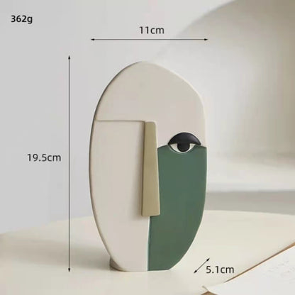 Vaso Volto Astratto