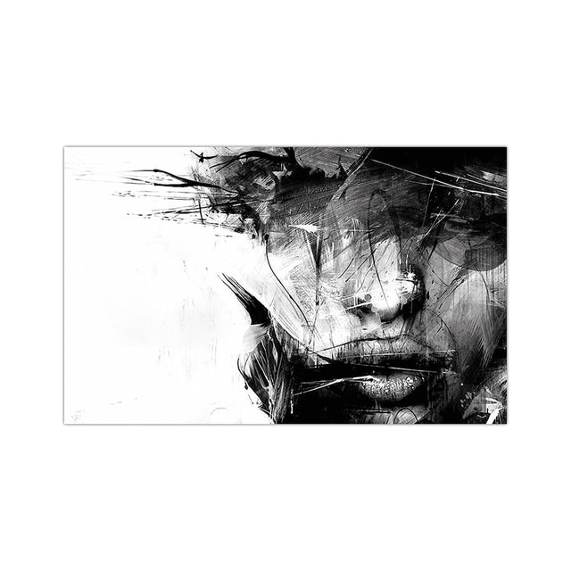 Poster viso astratto