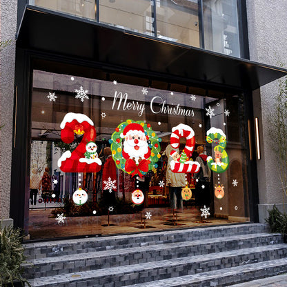 Adesivo natale vetrine