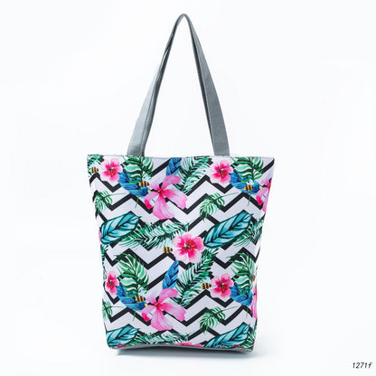 Borsa a spalla stampa pittura
