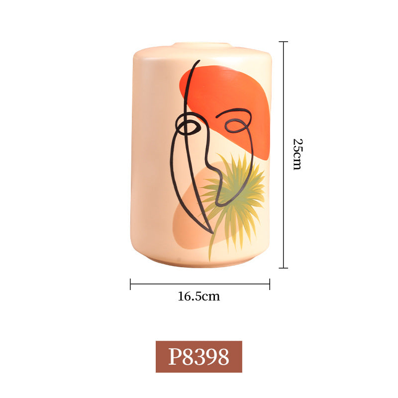 Vaso ceramica dipinto