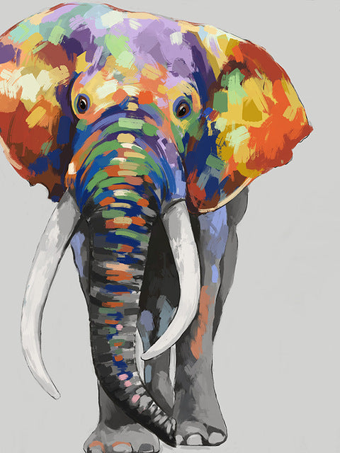 Quadro Elefante Astratto