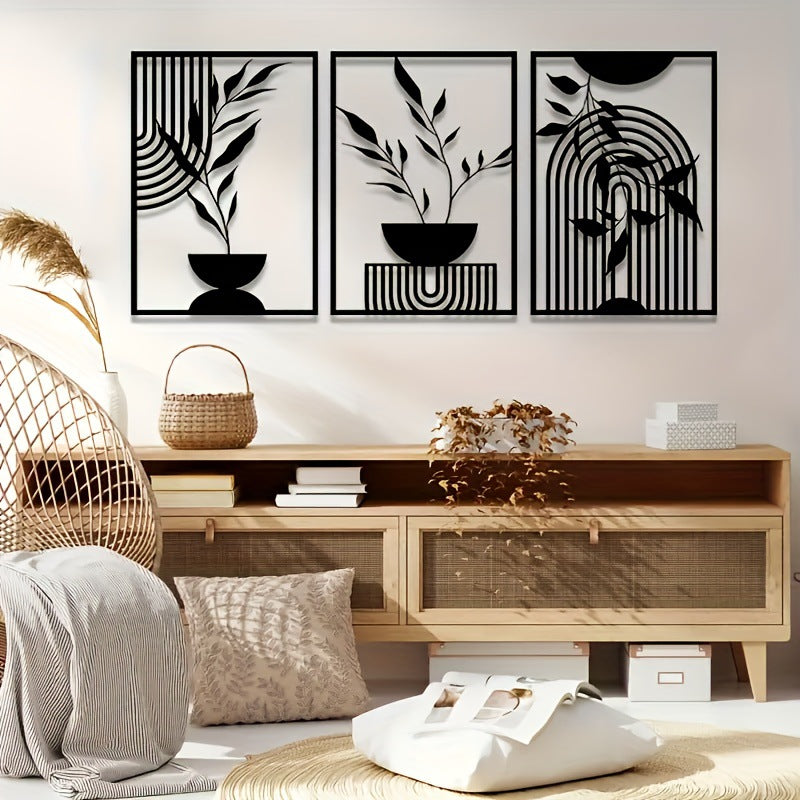 Decorazione astratta in metallo