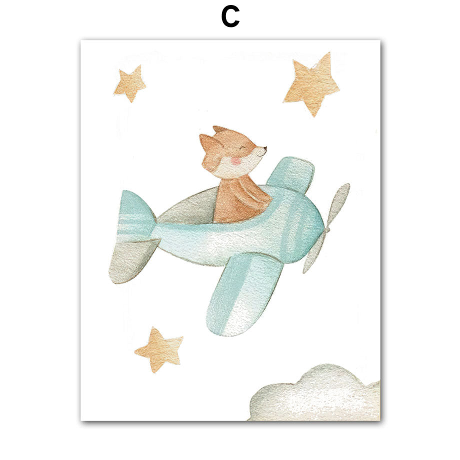 Poster scandinavo bimbi