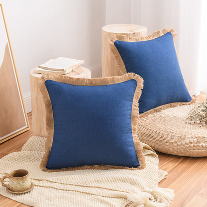 Cuscino cotone-lino stile nordico