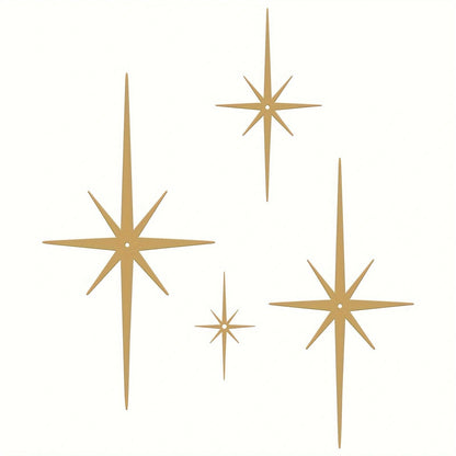 Set decorativo stelle