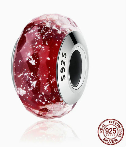 Charm Argento Perline