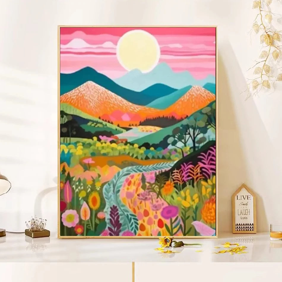 Dipinto fiori da colorare