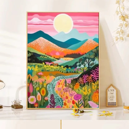Dipinto fiori da colorare
